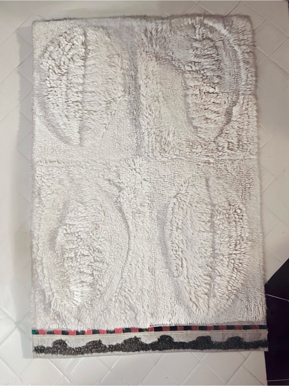Lorena Canals Washable Wool Rug - Bahari (2’7” x 4’) - Excellent Condition